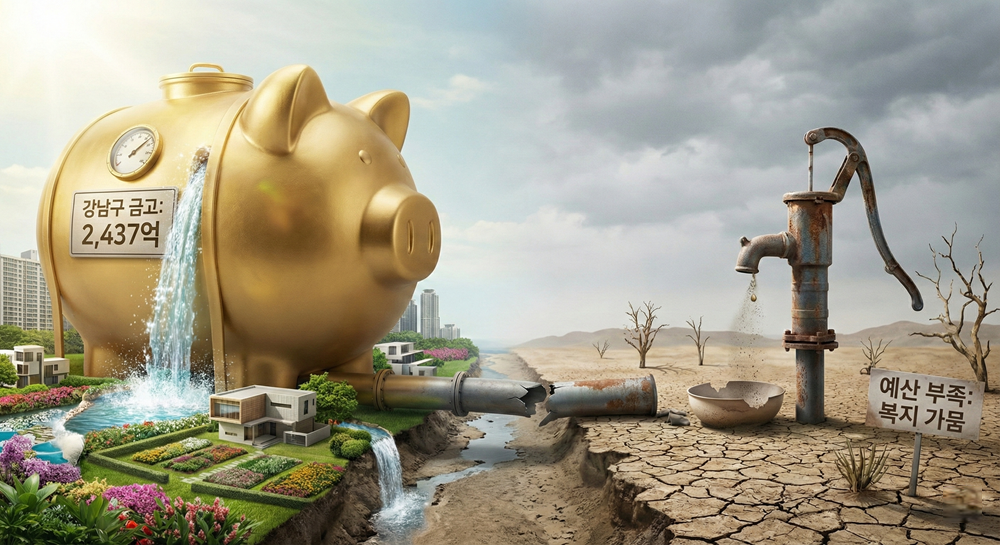 [심층분석] 강남구① 역대급 '세수 펑크'에도 금고엔 '2437억' 현금⸱⸱⸱'24년 서울 25개 구 결산 전수조사