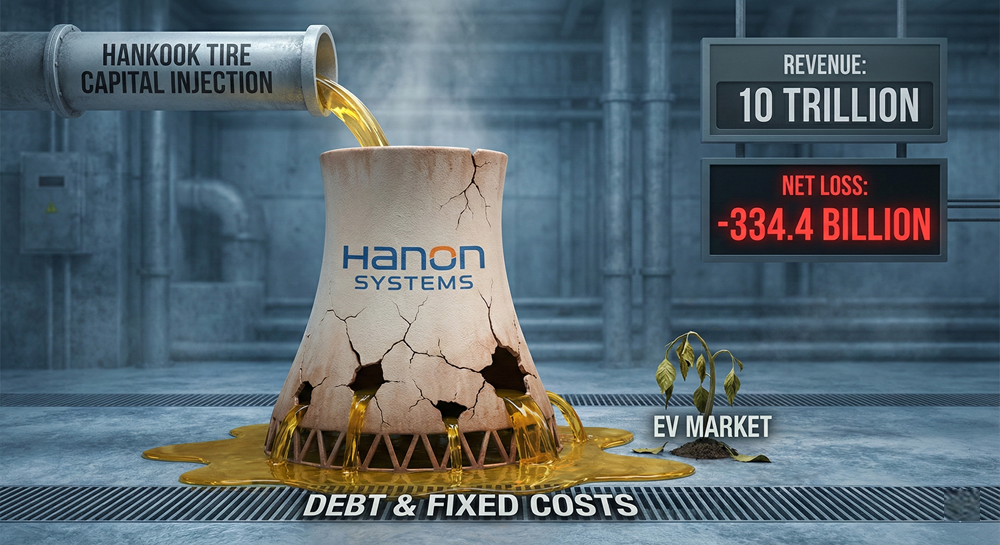 매출 10조 '외화내빈' 한온시스템⸱⸱⸱한국타이어 수혈에도 '적자 늪'