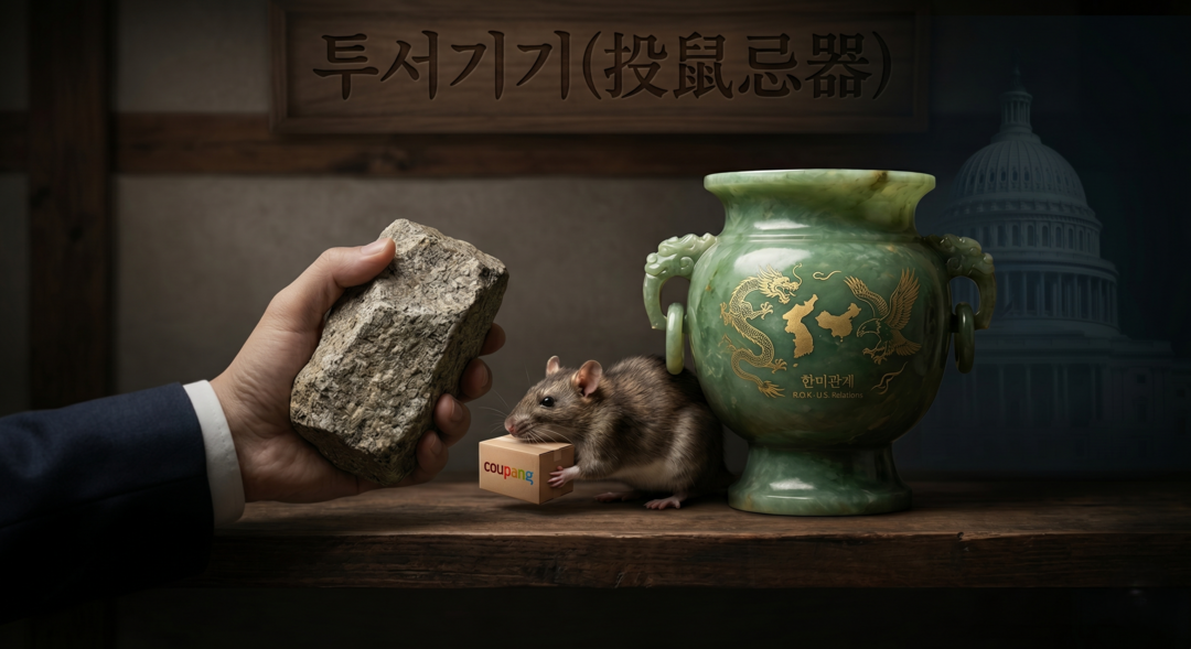'투서기기(投鼠忌器)' 딜레마···쿠팡의 전방위적 美 로비에 우리 사법·안보 주권 위기