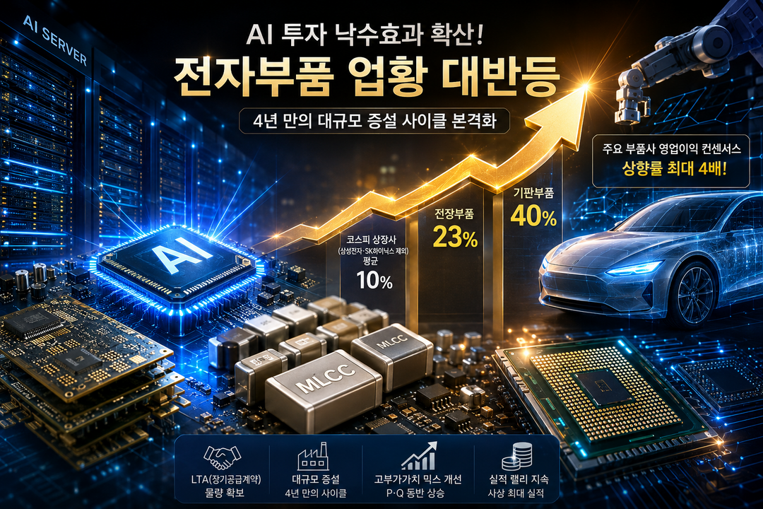 [부문별 하반기 전망] ② 전자장비·부품: 부품사, 'AI 낙수효과'에 4년 만에 '역대급 증설' 시동