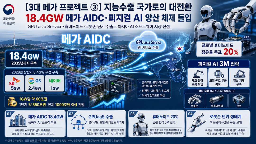 [3대 메가 프로젝트 ③] 지능수출 국가로의 대전환···영화 속 '피지컬 AI' 양산 체제 돌입