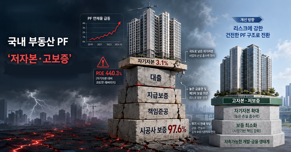 '3% 꼼수자본'이 키운 부동산 PF 위기···해법은 '자기자본 확충'