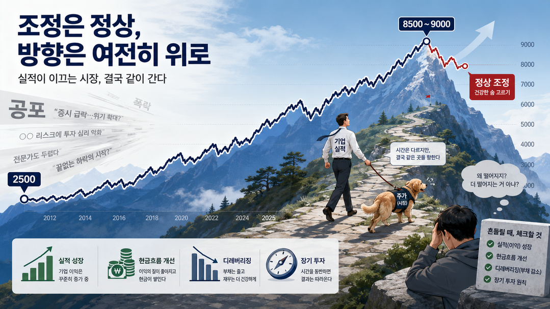 [김용대 칼럼] 이재명 정부 출범 당시 증시 2500···지금은 ‘개미 곡소리’가 아닌 ‘정상 조정’