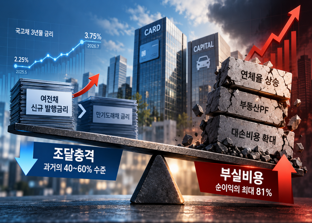 여전업 금리상승기 2막···조달부담 줄었지만 건전성 위험 여전
