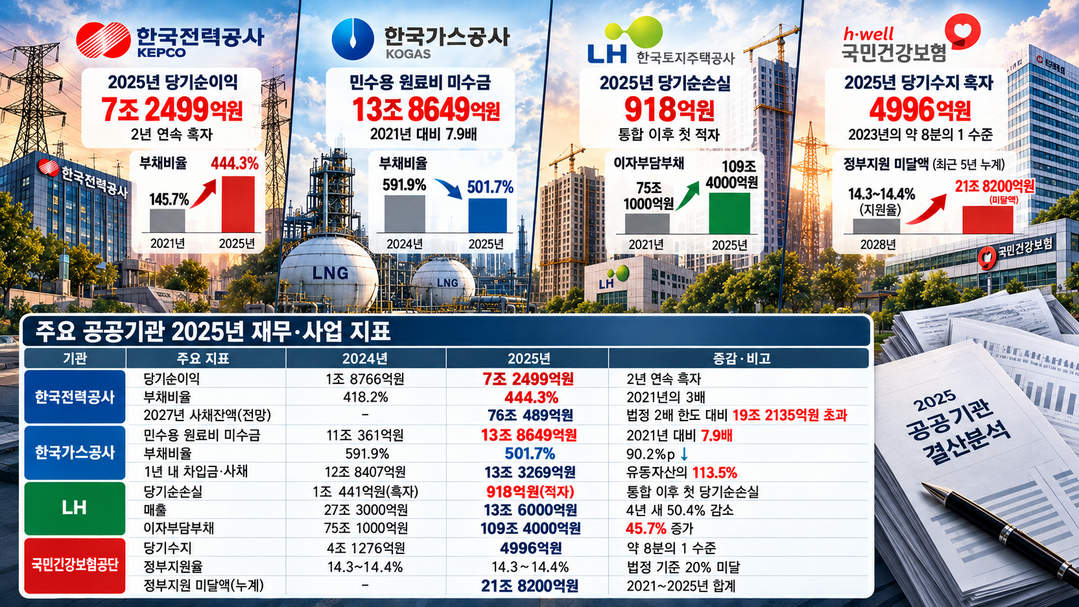 [2025 공공기관 결산분석] ㊥ 한...